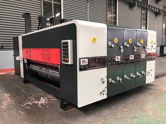 Karton Fullly automatische gewölbte Farbe der Flexo-Druckmaschinen-4