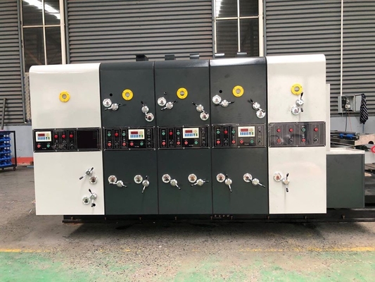 Karton flexographischer Hochgeschwindigkeits-Flexo-Druckmaschine-Maschinen-Schneider