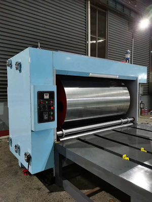 Halb automatische 2 Farbgewölbte Karton Flexo-Druckmaschine für Karton-Kasten