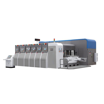 Automatische 4 Farbgewölbte Karton Flexo-Druckmaschine 380V