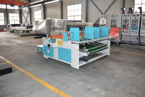 Automatischer Kasten-gewölbte Karton-Ordner Gluer-Maschine ODM 220V halb