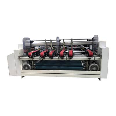 CER automatische gewölbte Karton-Ordner Gluer-Maschine für das Pappschachtel-faltende Kleben