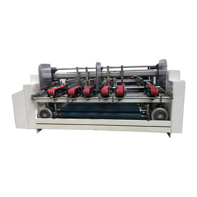 Doppelstück halbautomatische Heißschmelzklebstoff-Wellpappenschachtel-Faltklebemaschine für Karton-Faltklebemaschine