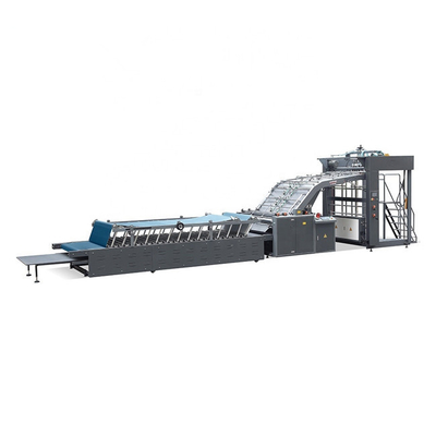 Die automatische Flöten-Laminierung, die Maschine klebt, runzelte Produktionsmaschinen