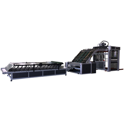 Automatische gewölbte Karton-Maschine, die Maschine für gewölbte Kästen klebt