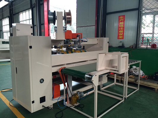 Mitsubishi-Doppelt-automatischer Karton-Servokasten-nähende Maschine für die Papierkasten-Herstellung