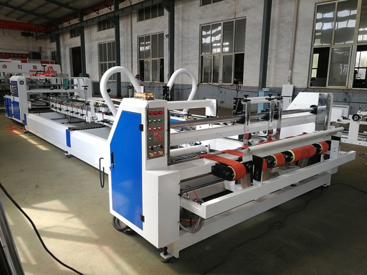 Benutzte volle automatische gewölbte Kasten-Produktionsmaschinen für die Karton-Kasten-Herstellung