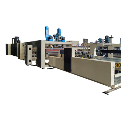 Hochgeschwindigkeits- Dreh-Flexo-Ordner Gluer Slotter inline mit Stanze