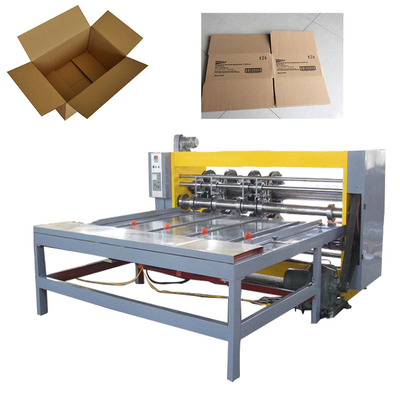 Karton-Kasten RS4 runzelte Dreh-Slotter-Maschine